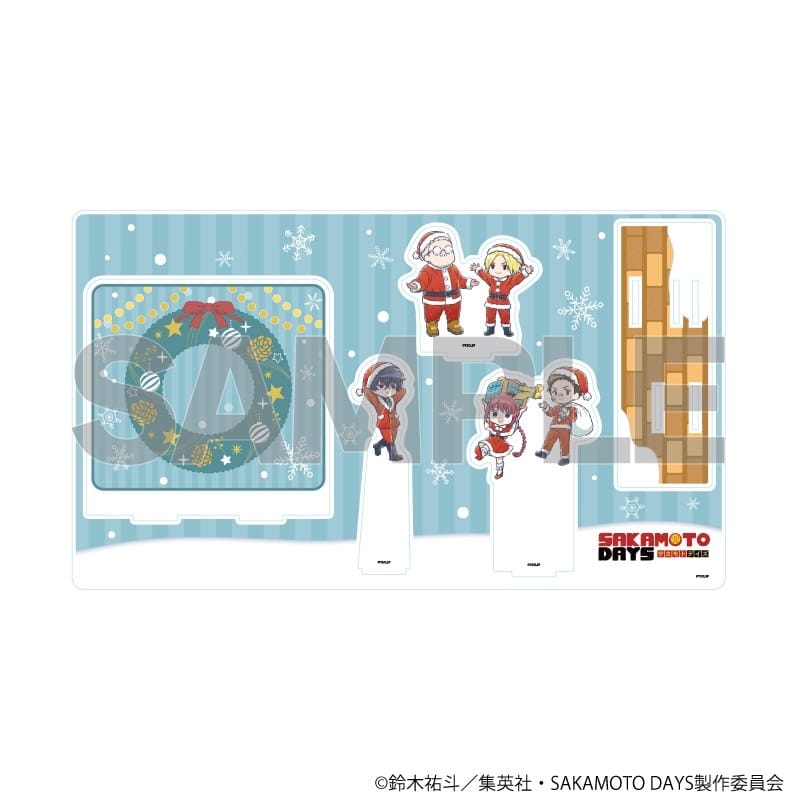 サカモトデイズ プレミアム アクリルジオラマプレート11月デザインA クリスマスver.(グラフアートイラスト) 
2026年02月発売