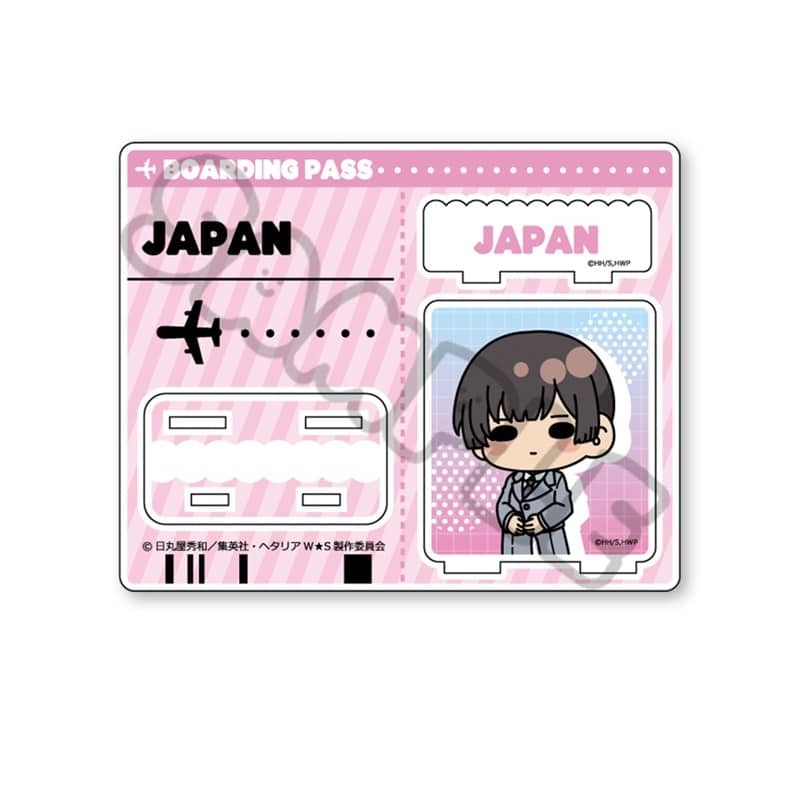 アニメ「ヘタリア World★Stars」 アクリルスタンド C(日本)
 アニメイトで
2026年03月中旬発売