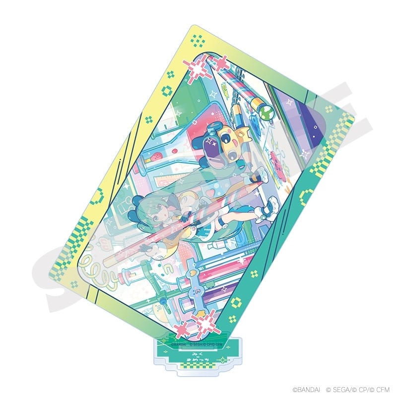 プロセカ×たまごっち カード型アクリルスタンド 初音ミク×まめっち2