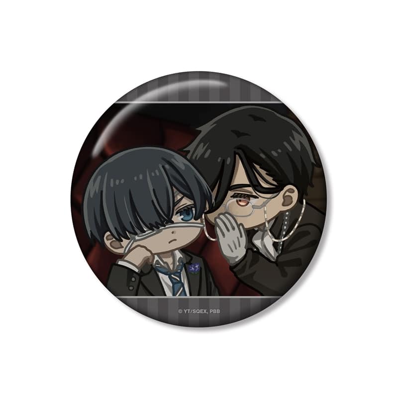 黒執事 — セバスチャン&シエル ゆるコマ 100mm缶バッジ ver.B【再販