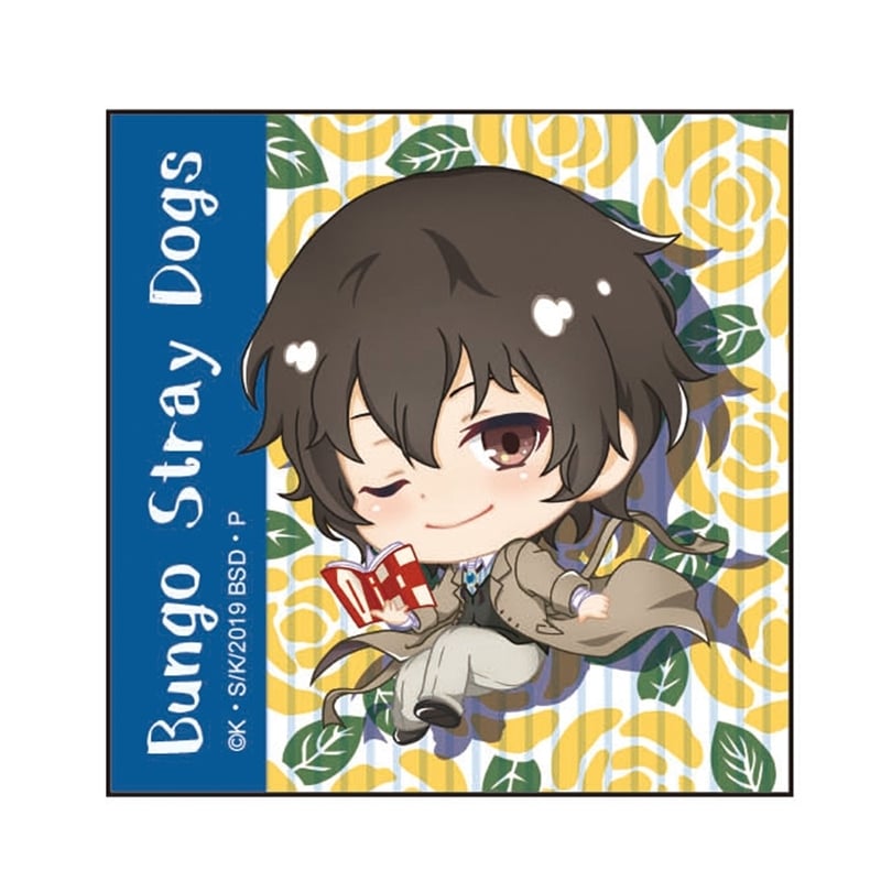 文豪ストレイドッグス (文スト) ぽぷきゃら スクエア缶バッジ 太宰治