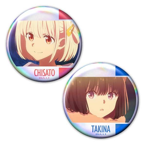 リコリス・リコイル ホログラム缶バッジ2個セット 千束&たきな vol.1 キャラアニで
                                                2026年2月発売