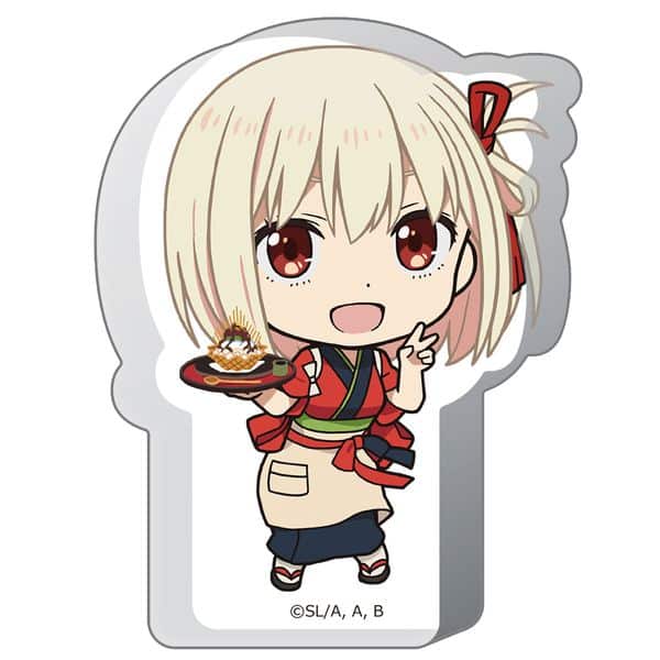 リコリス・リコイル 厚みアクリルスタンド 錦木千束 喫茶リコリコver. キャラアニで
                                                2026年2月発売