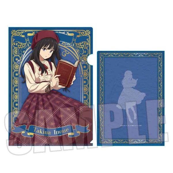 リコリス・リコイル クリアファイル 井ノ上たきな(読書) キャラアニで
                                                2026年2月発売