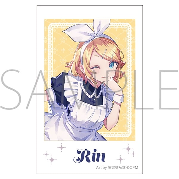 初音ミクシリーズ チェキプリント/鏡音リン メイド&執事 Art by 藤実なんな
2026年3月20日発売 初音ミクシリーズ チェキプリント/鏡音リン メイド&執事 Art by 藤実なんな
2026年3月20日発売