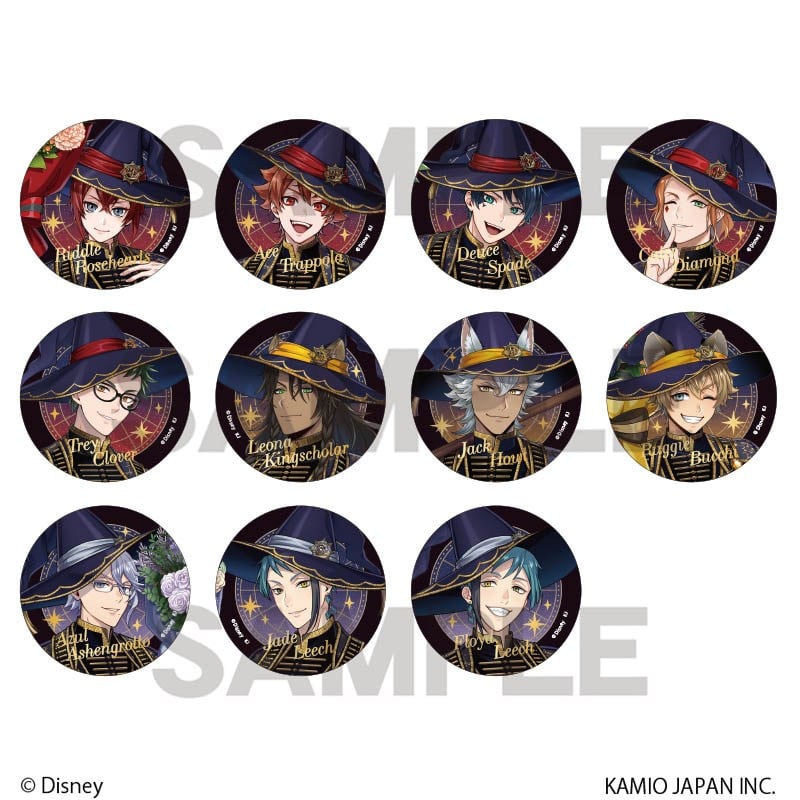 ツイステ』 トレーディング箔押し缶バッジvol.1 ブルームバースデー