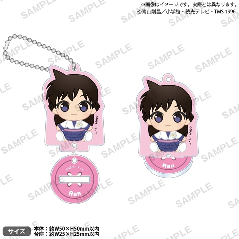 名探偵コナン 毛利蘭 アプリ缶バッジ アクリルスタンドキーホルダー