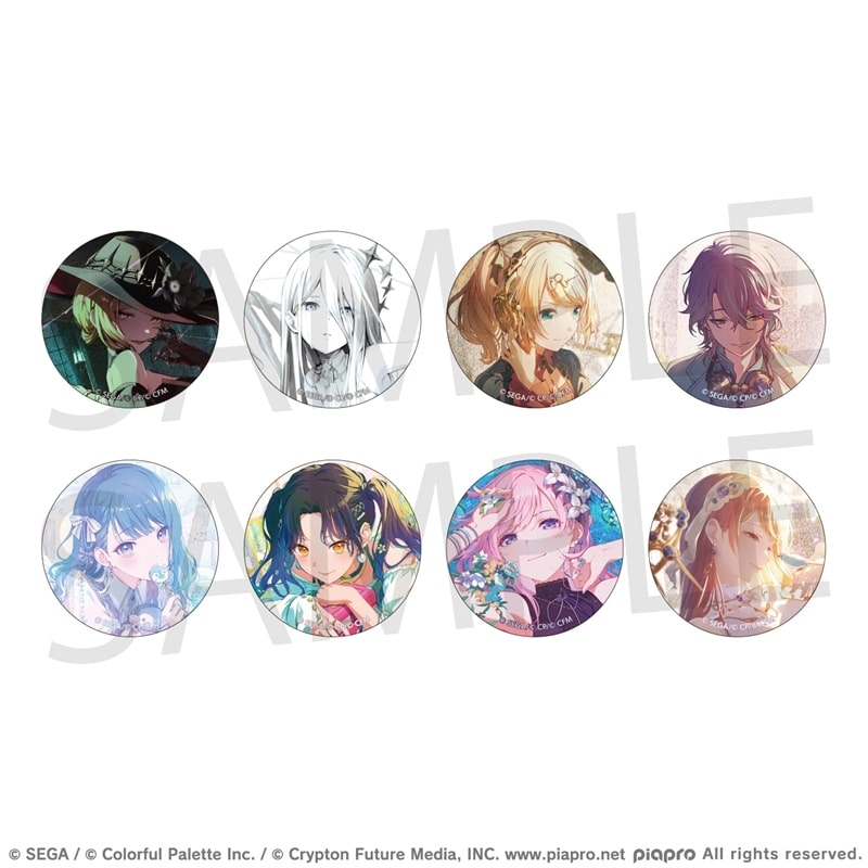 プロセカ まとめ売り 缶バッジ プロセカ」9月の新商品として「アクリルバナーバッジ vol.8／vol.9