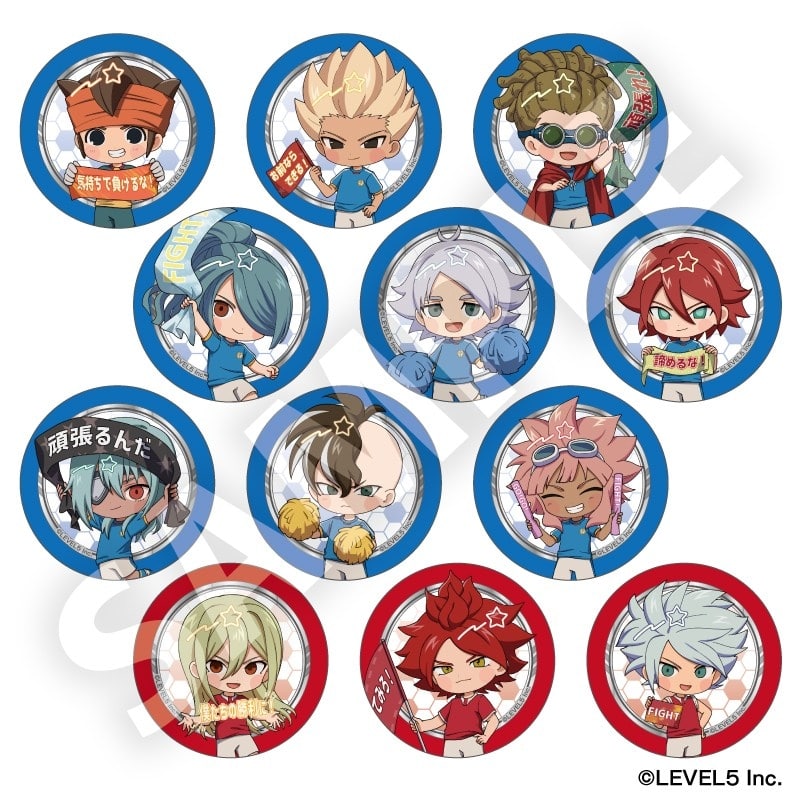 イナズマイレブン イナイレ ウルビダ 缶バッジ イナズマイレブン トレーディング 缶バッジ 応援団ver ウルビダ 八神玲