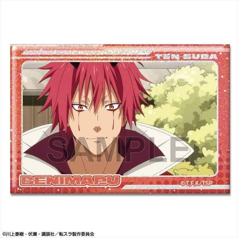 転スラ ホログラム缶バッジ Ver.2 デザイン11(ベニマル/A)【再販