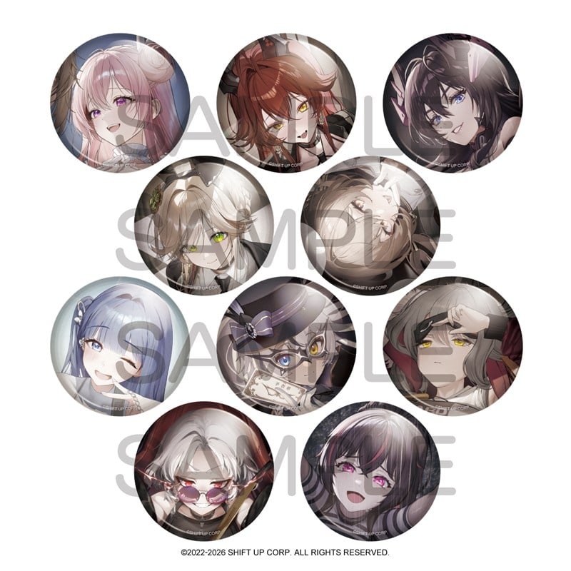 勝利の女神:NIKKE BURST COLLECTION缶バッジ Vol.7 アニメイトで 2026年05月発売