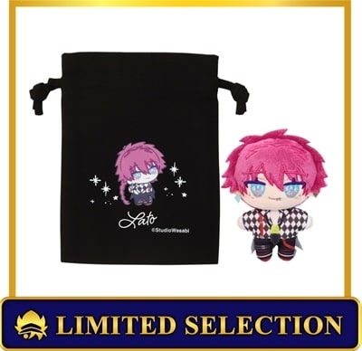 悪魔執事と黒い猫 ぬいパル アニセレ限定セット(巾着付き)/ラト