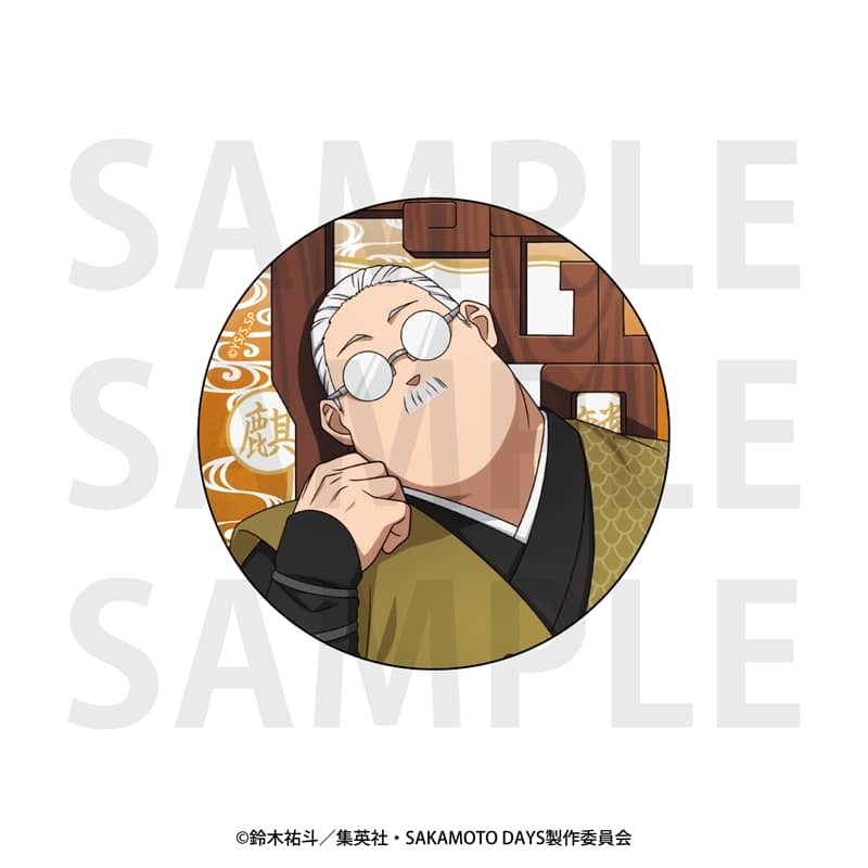 サカモトデイズ メタリック缶バッジ 描き下ろし等身五神坂本太郎A 2026