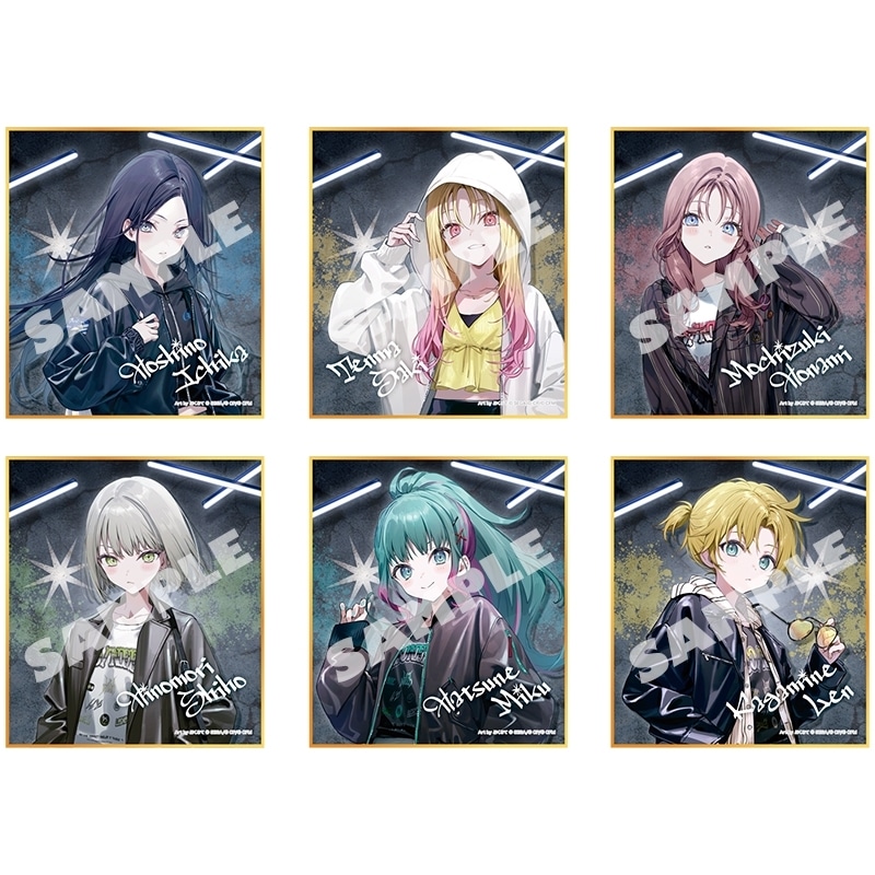 プロセカ ミニ色紙コレクション 第53弾A 傷だらけの手で、私達は(全9種