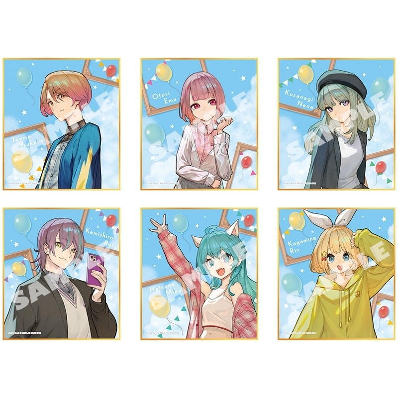 プロセカ ミニ色紙コレクション 第53弾A 傷だらけの手で、私達は(全9種