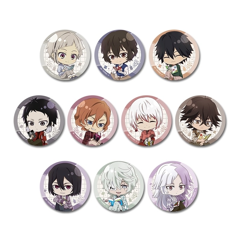 文豪ストレイドッグス (文スト) ぷちちょこトレーディング缶バッジ