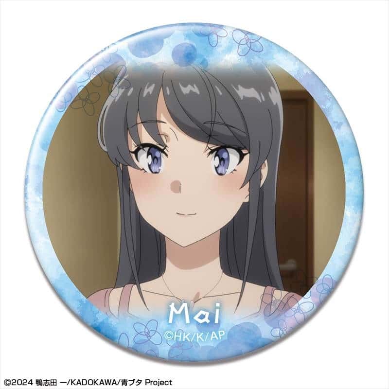 青春ブタ野郎はサンタクロースの夢を見ない 缶バッジ デザイン01(桜島麻衣/