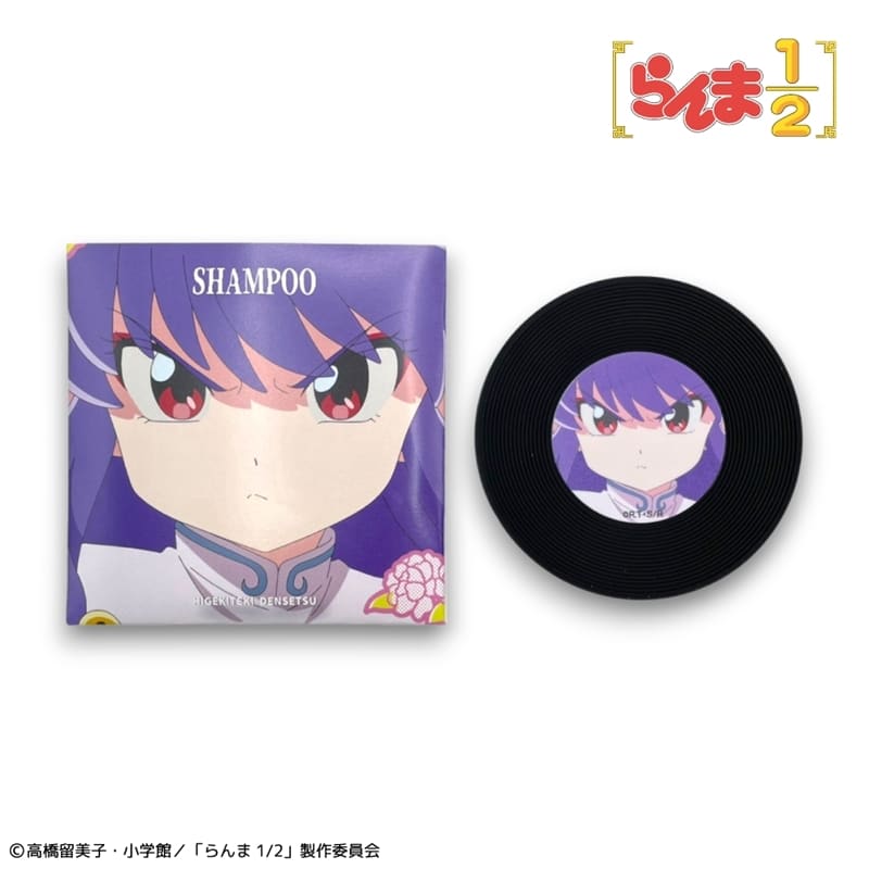 らんま1/2 TOKYO MADNESS CLUB レコード風ラバーコースター シャンプー