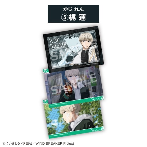 TVアニメWIND BREAKER ブロマイドセット⑤梶 蓮<全8種・オープン>
 アニメイトで
2026年06月発売
