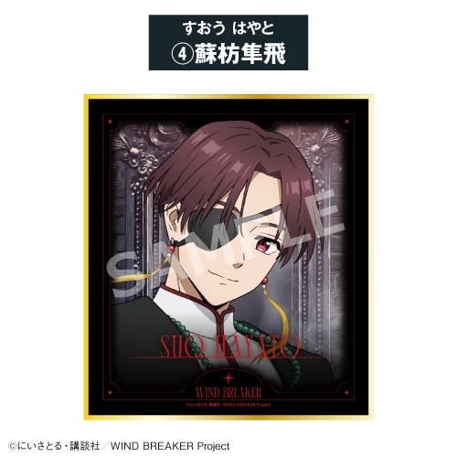 TVアニメWIND BREAKER ミニ色紙④蘇枋 隼飛<全8種・オープン>
 アニメイトで
2026年06月発売