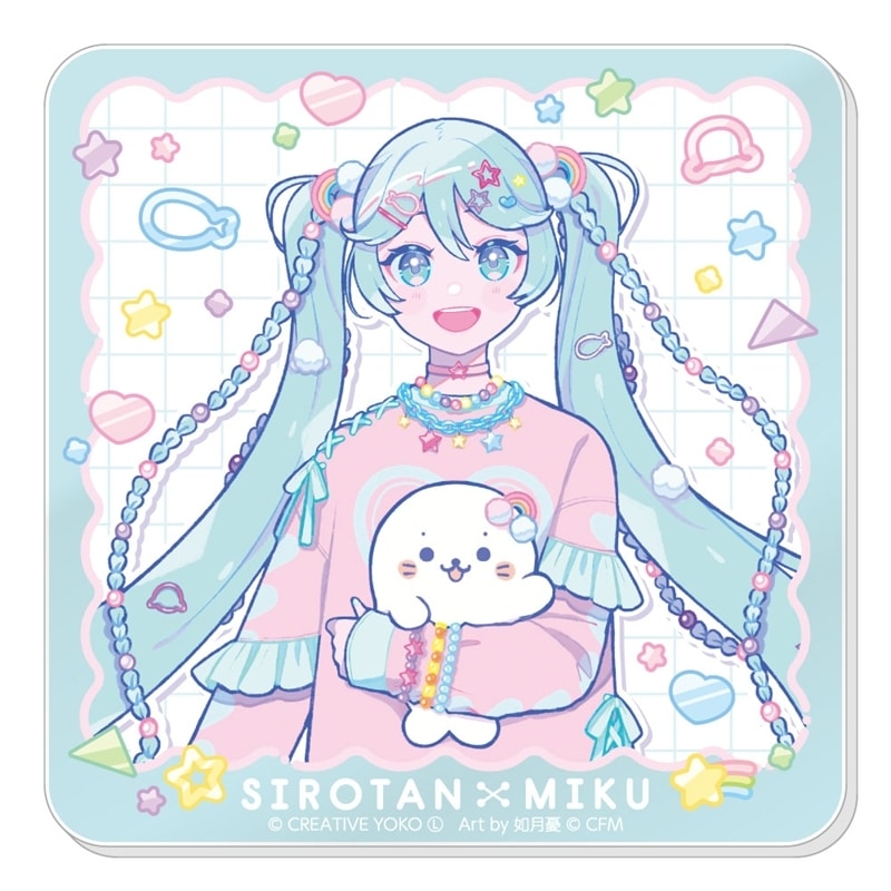 しろたん×初音ミク 第2弾 アクリルコースター 初音ミク 2026年10月下旬発売