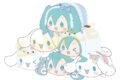 初音ミク×シナモロール ぽてコロマスコット4
2026年11月発売 初音ミク×シナモロール ぽてコロマスコット4
2026年11月発売