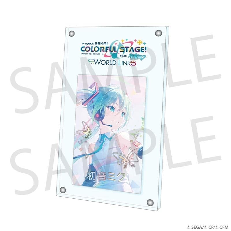 プロセカ WORLD LINK ePick card series ディスプレイフレームセット